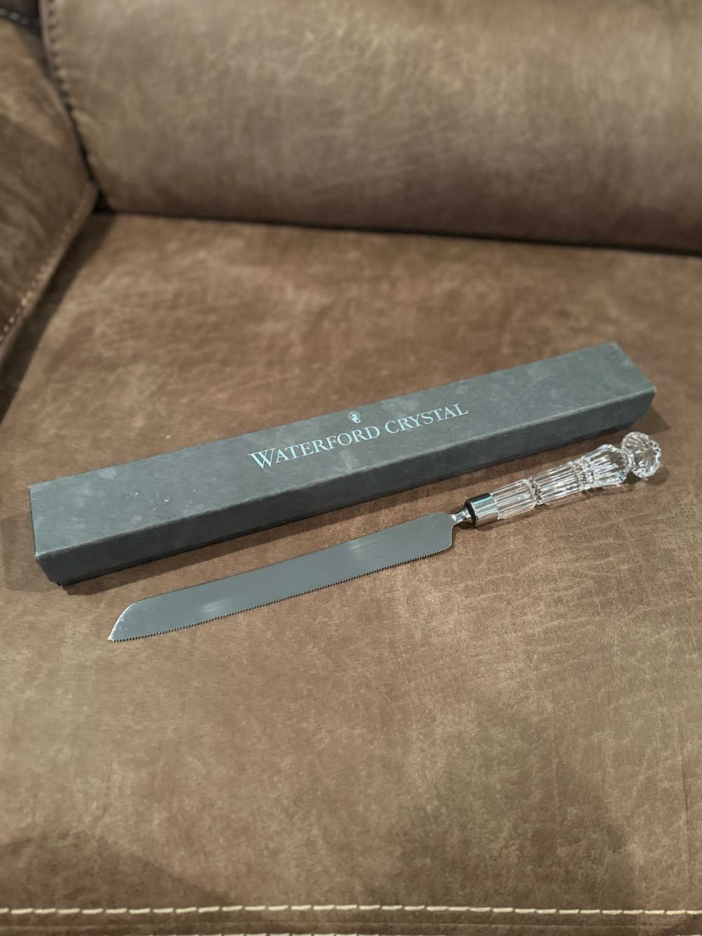Retired Waterford Crystal Lismore Cake Knife